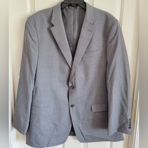 Tommy Hilfiger Men's Gray 100% Wool Suit Jacket Size L46 W41